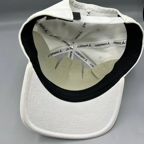 Air‎ Jordan Hat Men White Embroidered Logo Jumpman Snap Back Cap